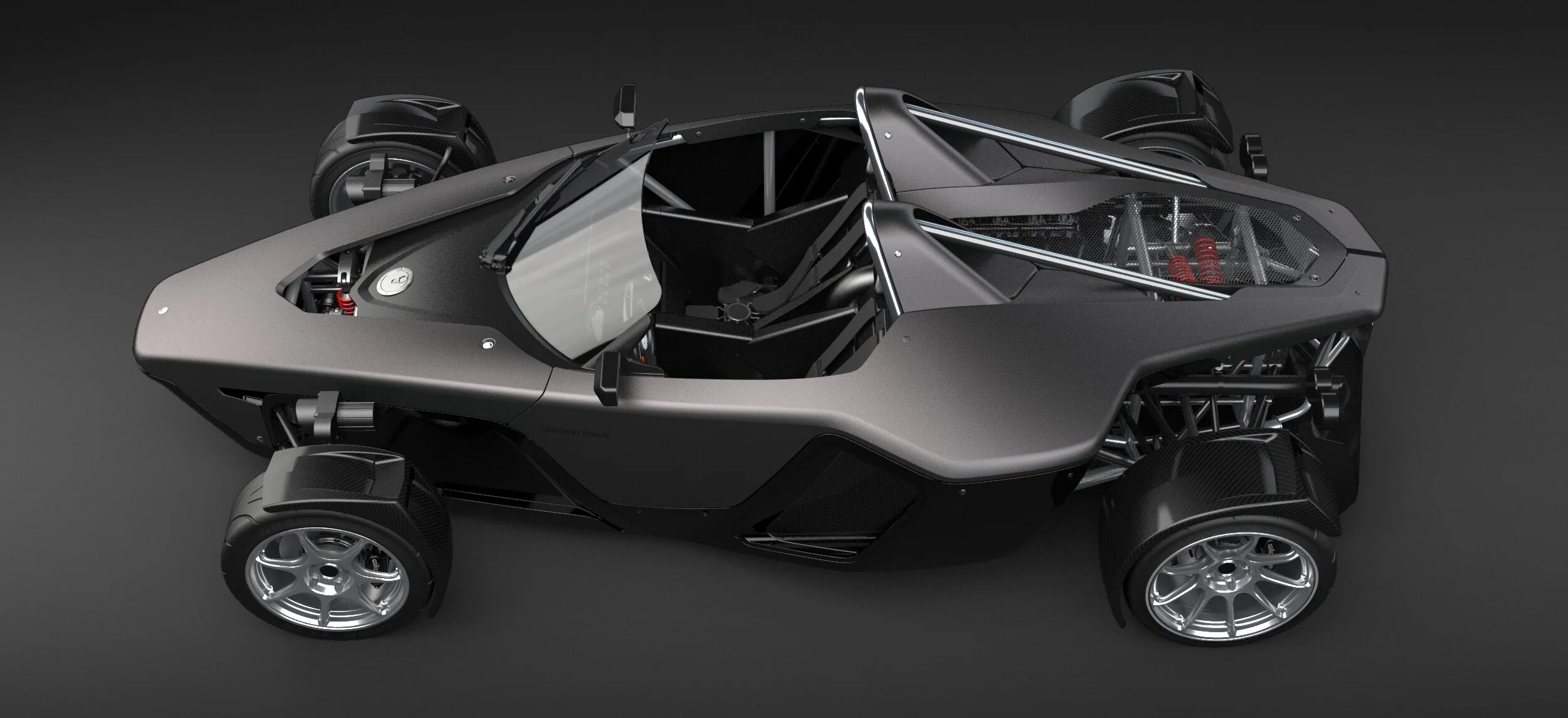 Drakan Spyder Sector 111 Sportscar Design — Zukun Plan